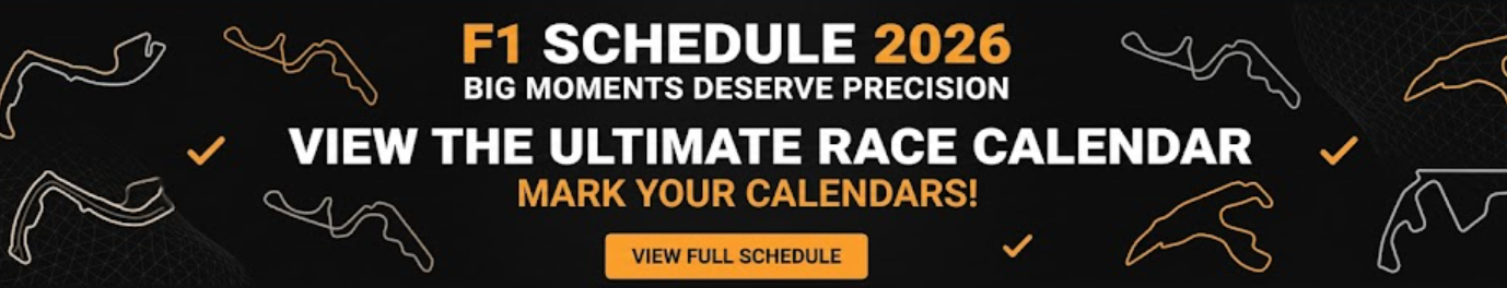 F1 schedule 2026