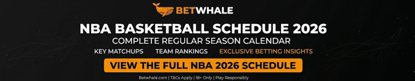 NBA basketball schedule 2026: complete regular season calendar